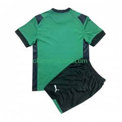 Camisola RC Lens Criança Equipamento Segundo 2022-2023 Manga Curta